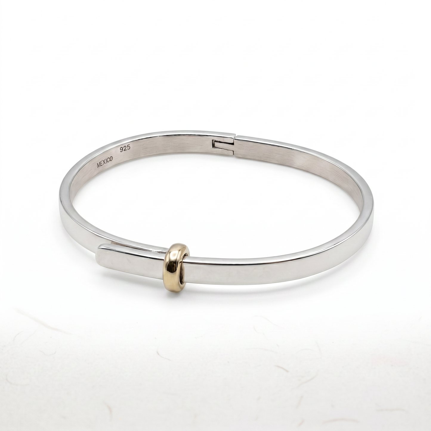 Taxco buckle hinge bracelet.