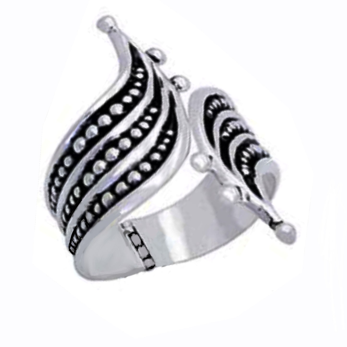 Silver vintage design Taxco clamper bracelet