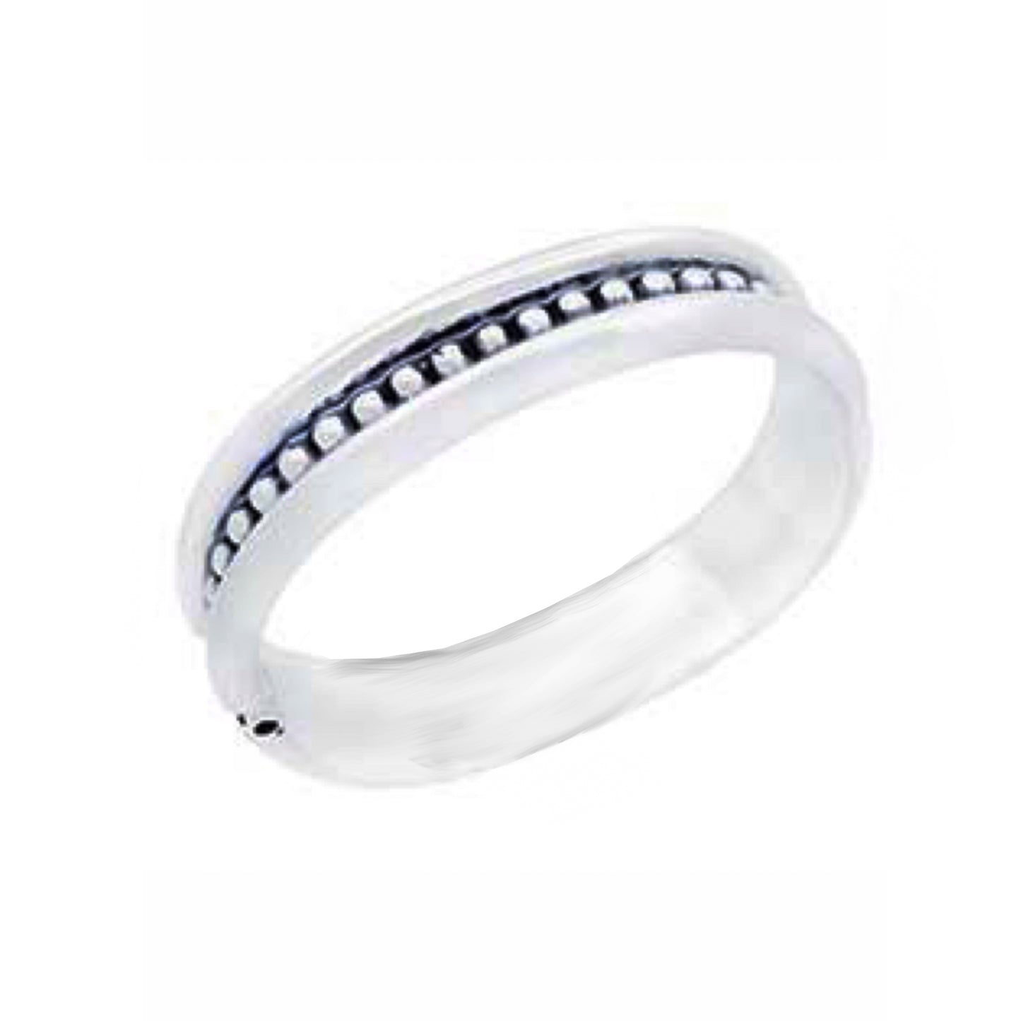 Silver stripe Taxco clamper bracelet, modern design like vintage Taxco bracelet