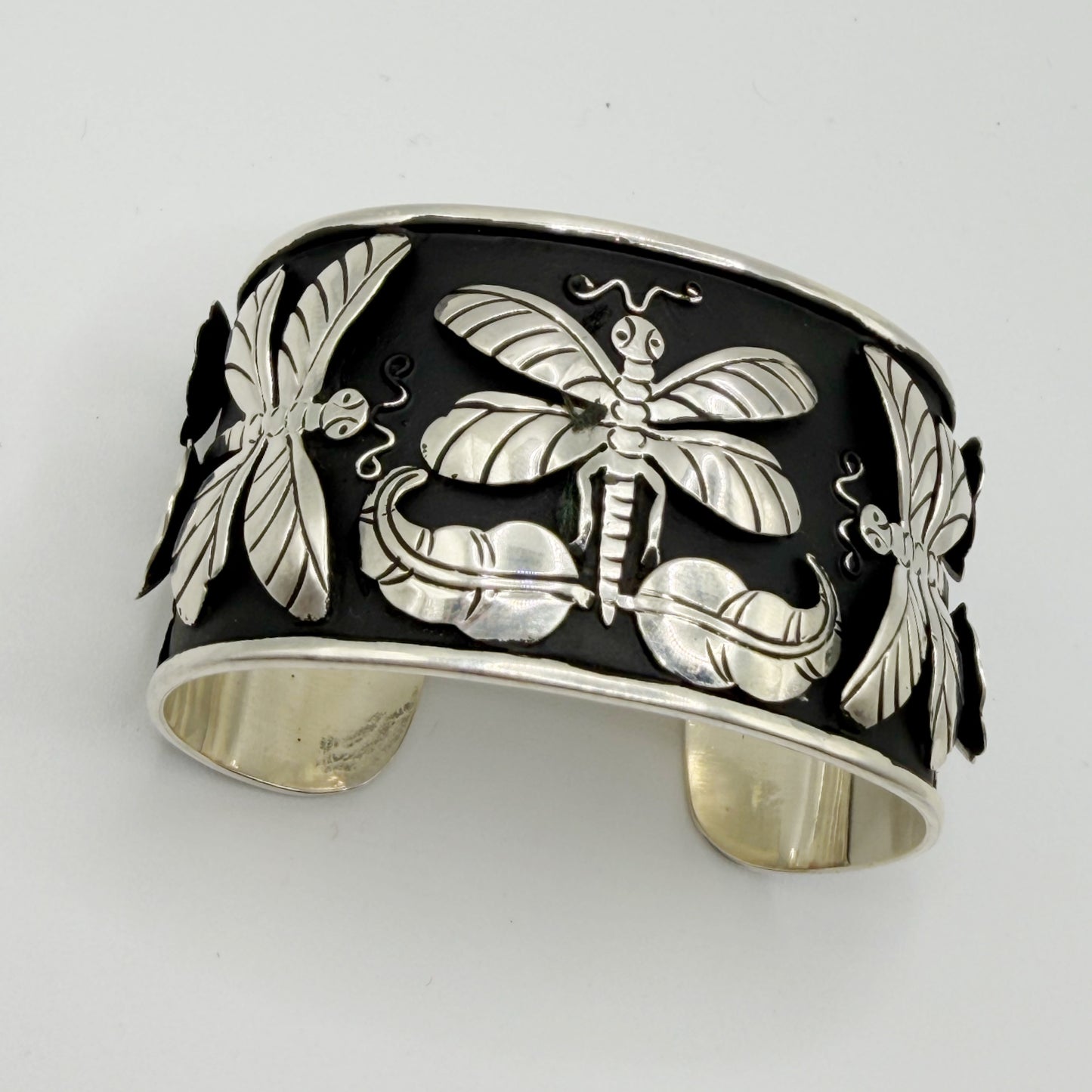 Silver butterfly Taxco bracelet, modern design and like a vintage Taxco bracelet