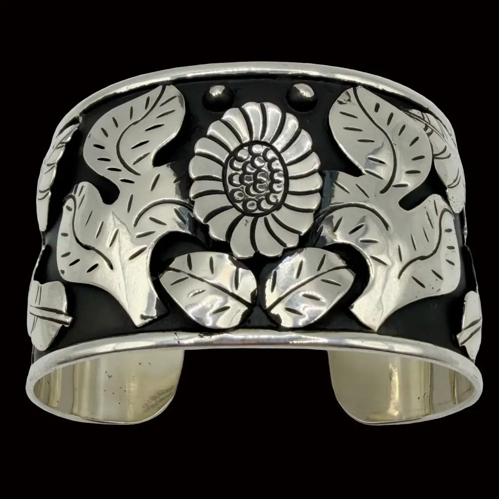 Taxco Sterling Silver Bracelet, Modern Design