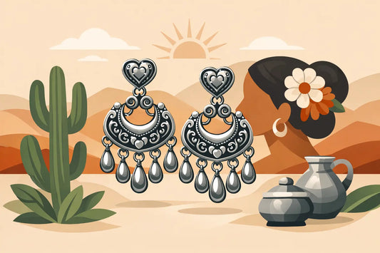 Mexican Silver Earrings Made to Be Kept Forever