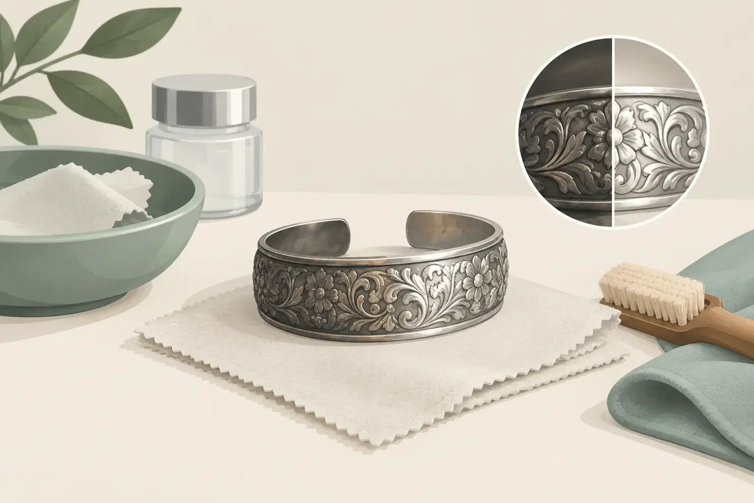 Antique Patina Preservation for Silver Jewelry