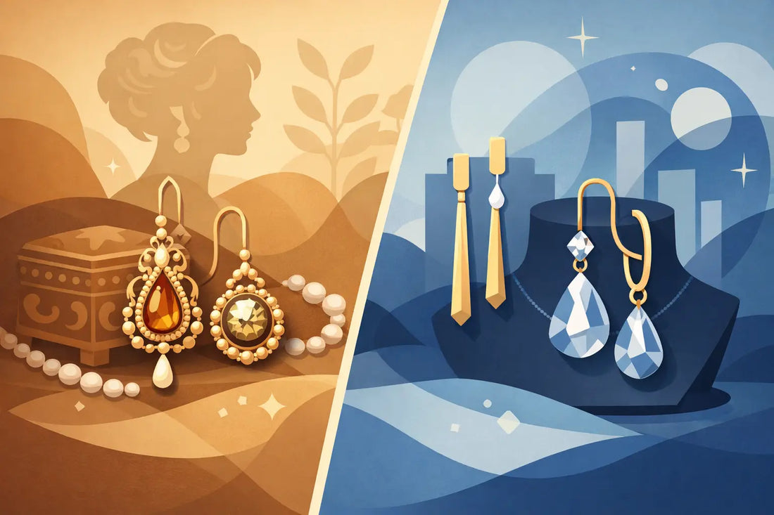 Antique Earrings vs Modern Reproductions