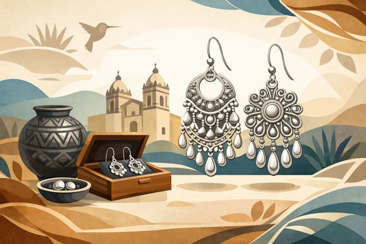 Oaxacan Silver Earrings for Real Collectors