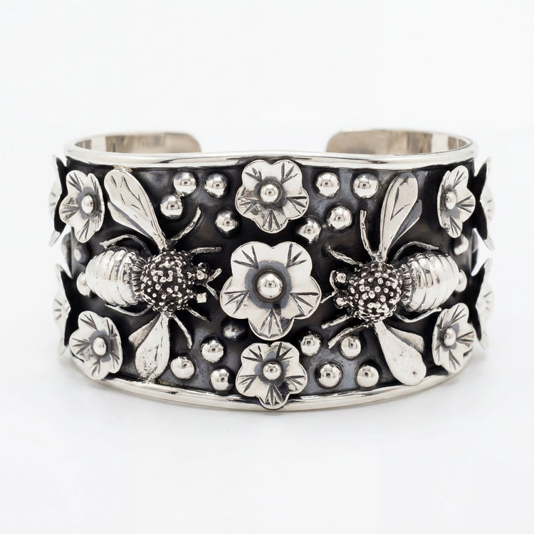 Vintage Mexican jewelry & clamper bracelets.