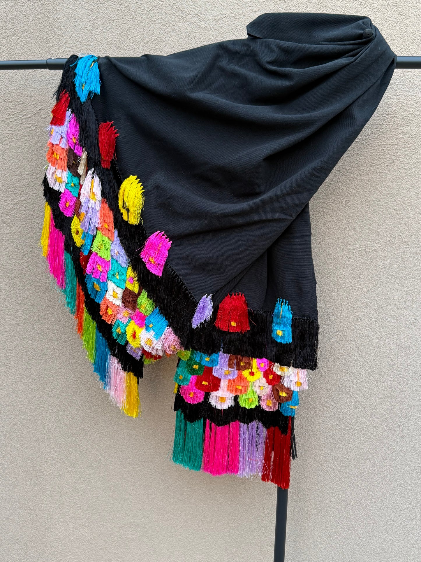 Purepecha rebozo with fringe