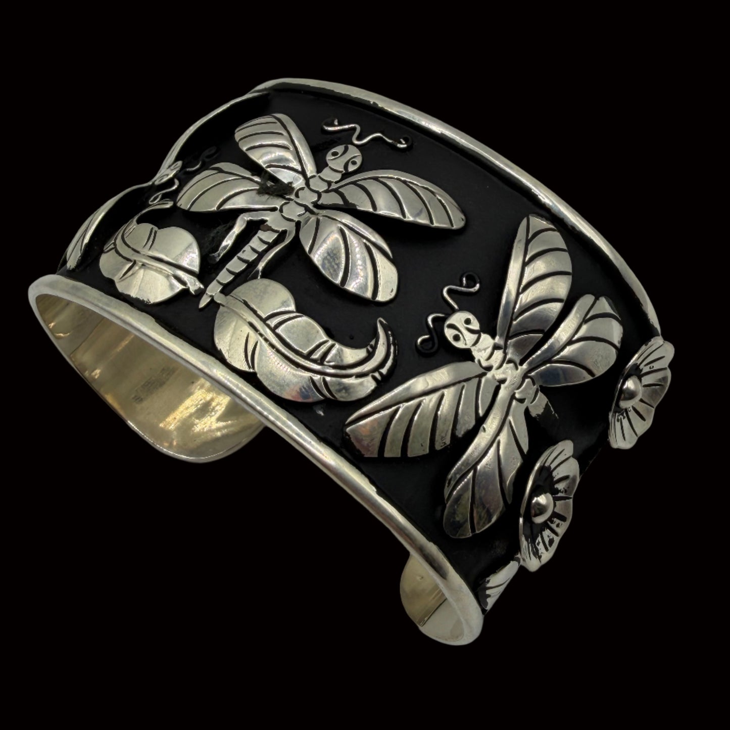 Silver butterfly Taxco bracelet, modern design and like a vintage Taxco bracelet