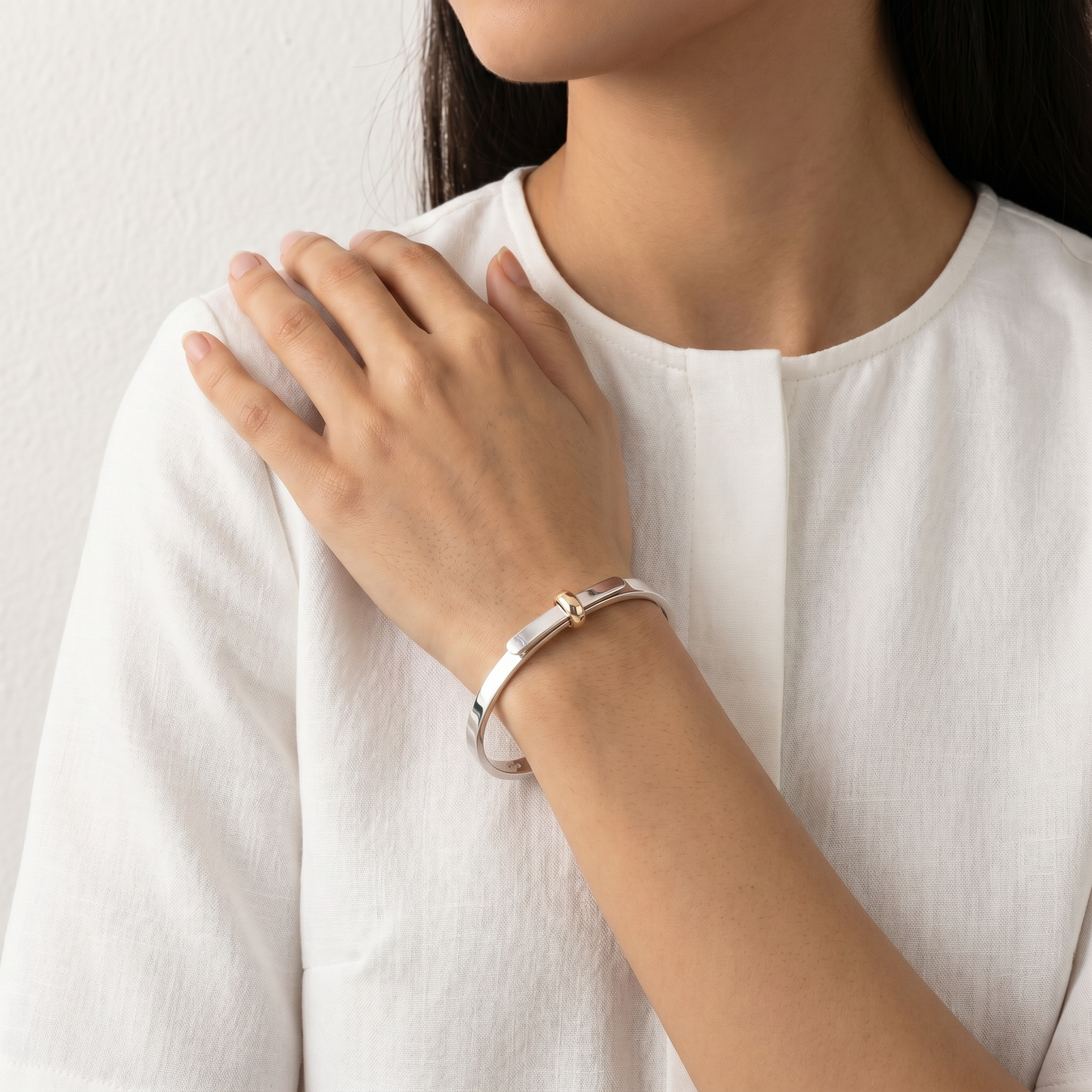 Taxco buckle hinge bracelet.