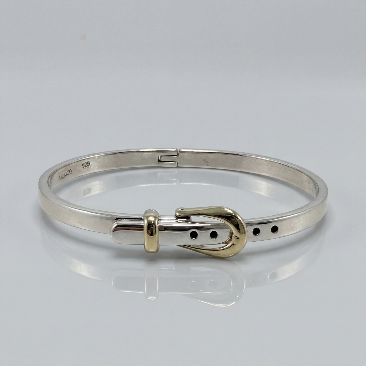 Taxco double buckle hinge bracelet