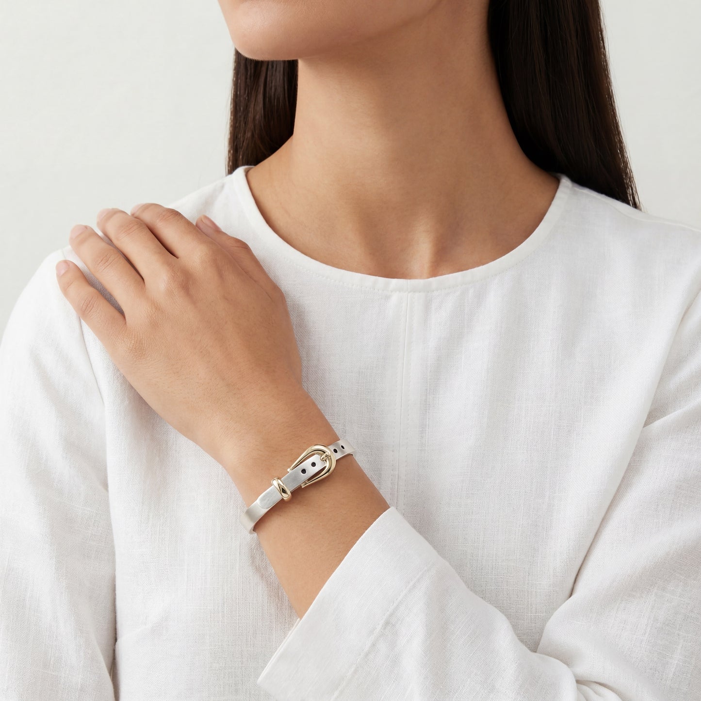 Taxco double buckle hinge bracelet