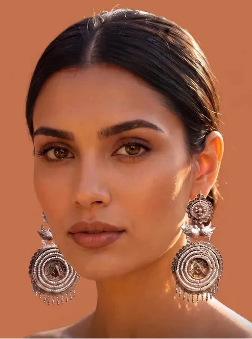 Fine Oaxacan handmade earrings with pearls-premier craftmanship