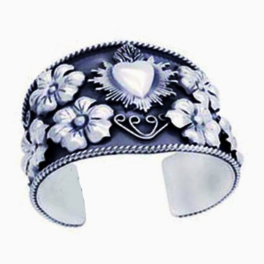 Silver Taxco bracelet, modern design and like a vintage Taxco bracelet