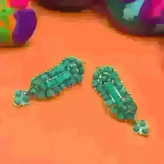 Filigree Gusano earrings with turquoise