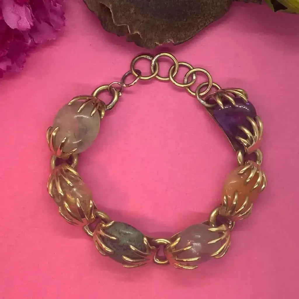 Los Castillo metal Copper bracelet - necklace