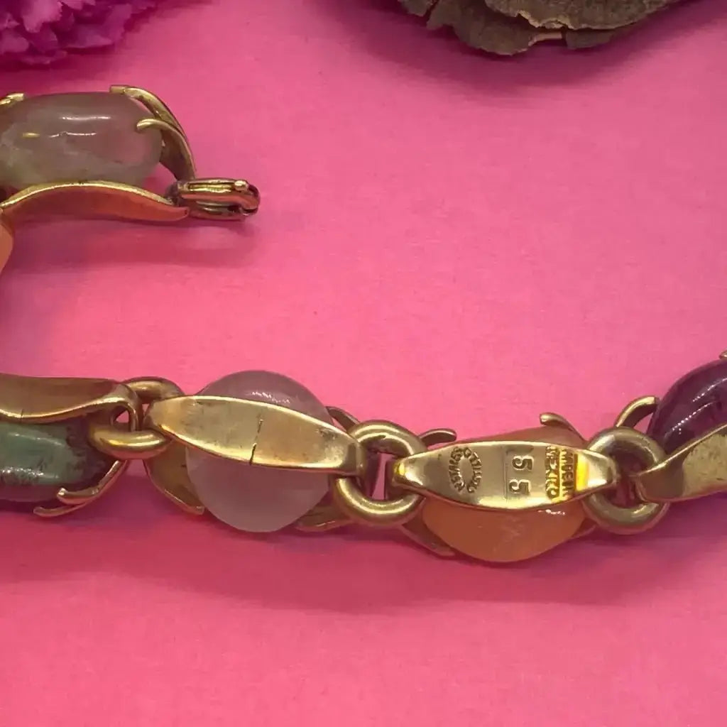 Los Castillo metal Copper bracelet - necklace
