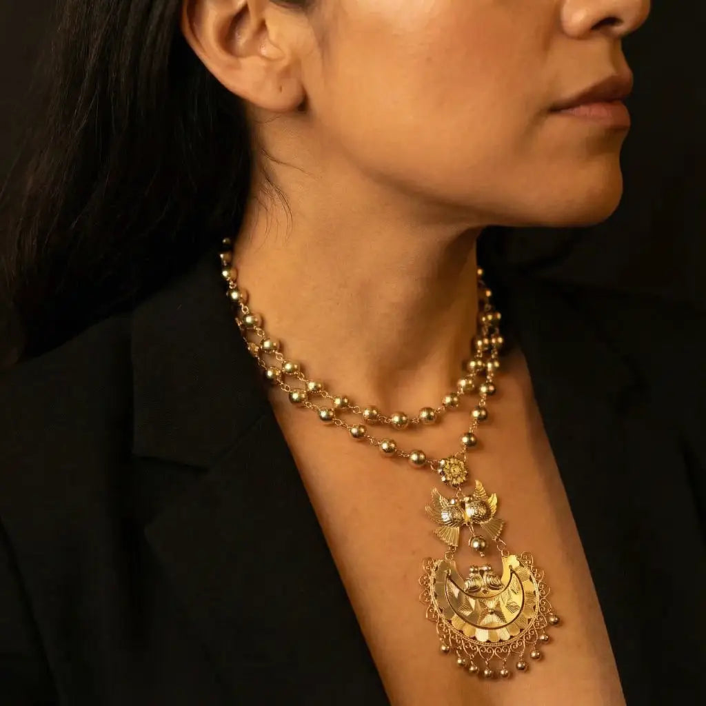 Mazahura gold vermeil necklace