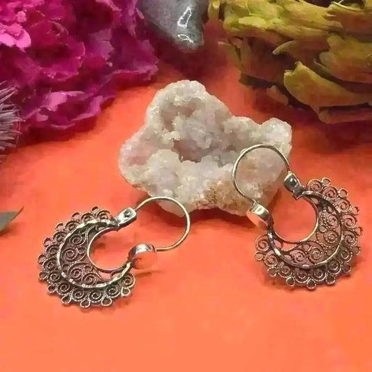 Medium arracada filigree earrings