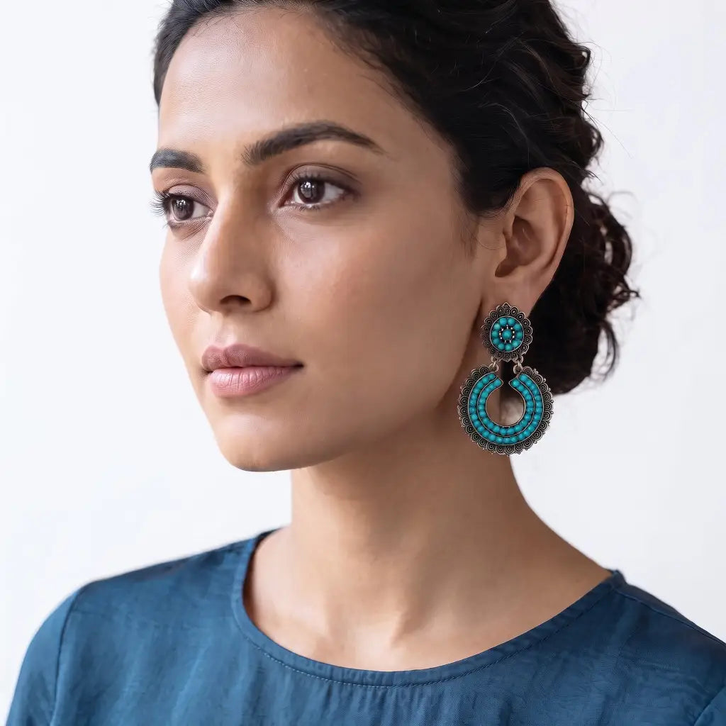 Oaxacan Filigree Sterling Silver Small Hoop Earrings