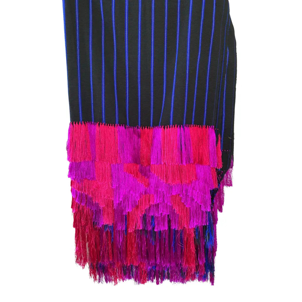 Purepecha rebozo with fringe - Shawl