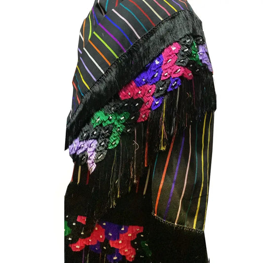 Purepecha rebozo with fringe Shawl