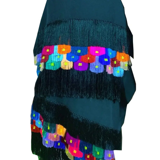 Purepecha rebozo with fringe Shawl
