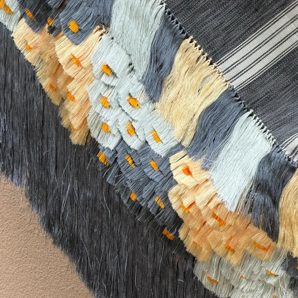 Purepecha rebozo with fringe - Shawl