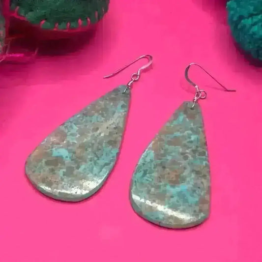 Santo Domingo turquoise earrings