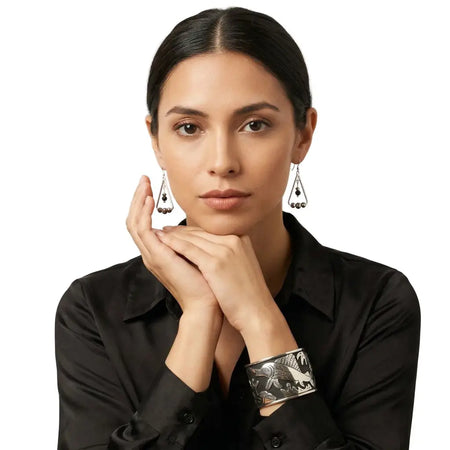 Silver Dolphin Taxco bracelet modern design and delightful!
