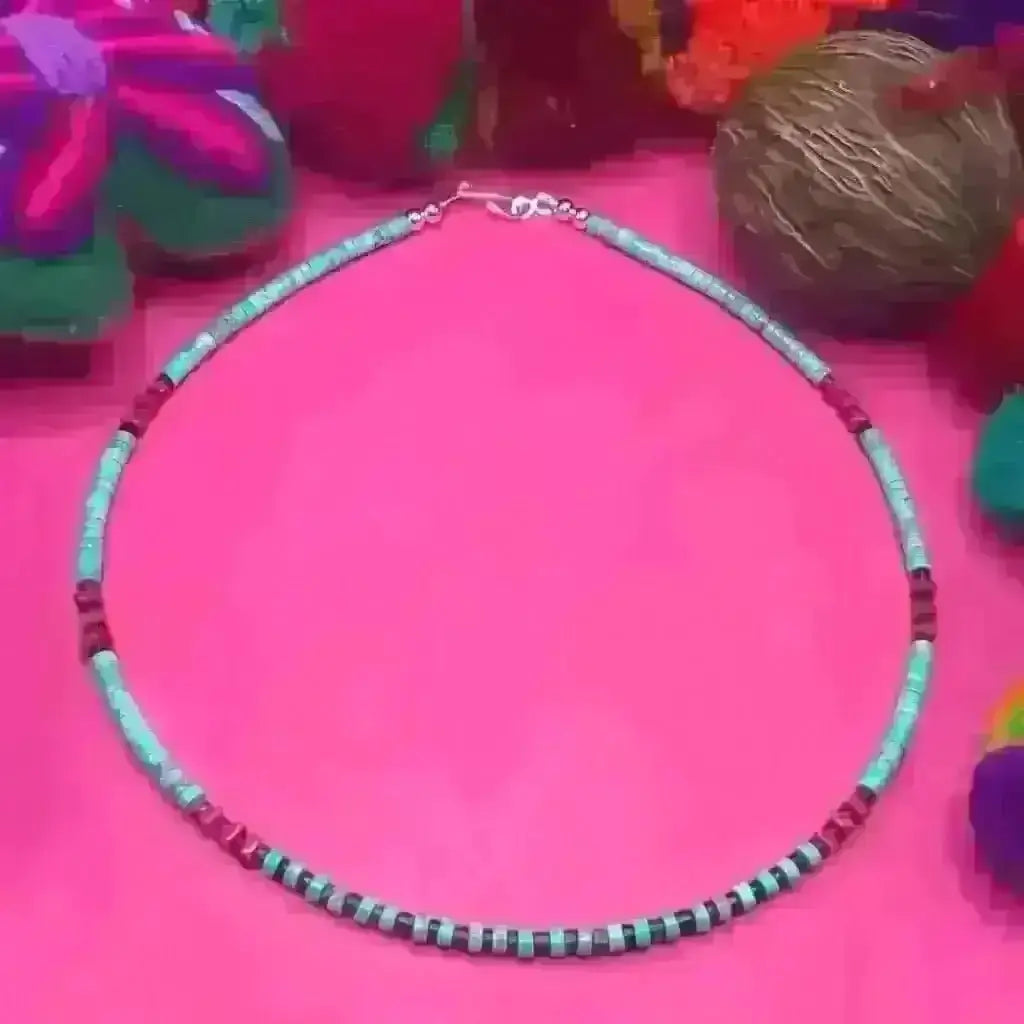 Turquoise Santo Domingo necklace