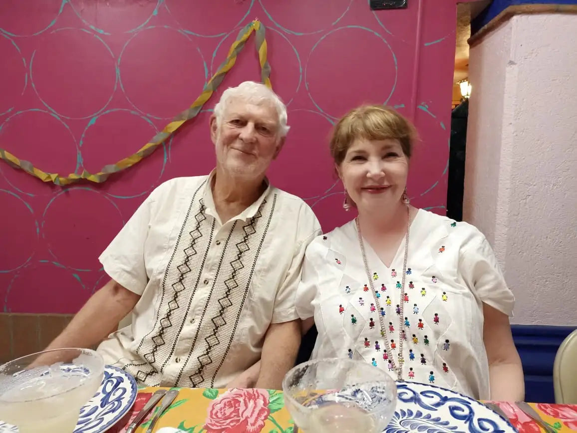 Having fun on a buying trip in Mexico for Mexican Oaxacan Silver Jewelry